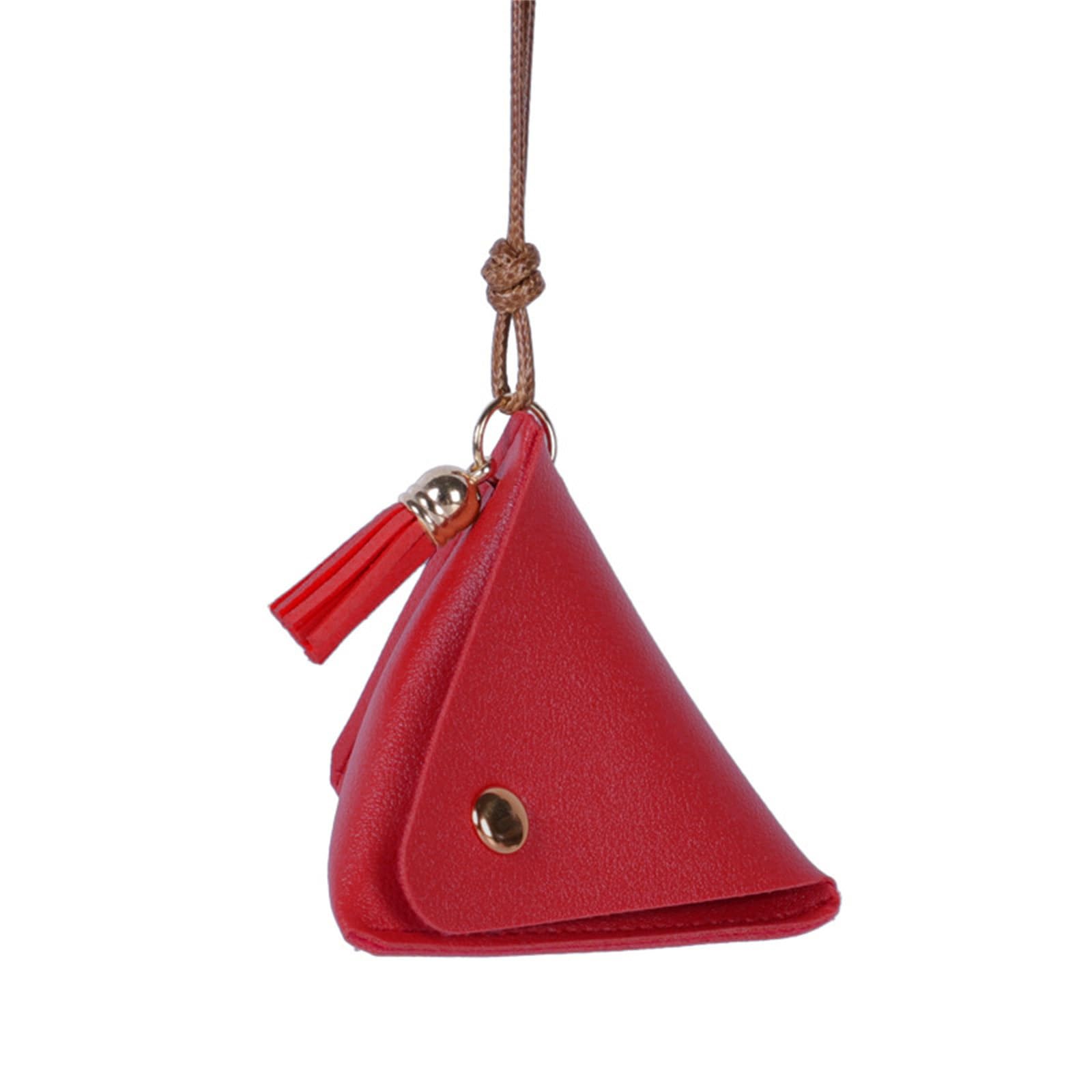 Amazon.com: FACAILUO Triangle Coin Purse for Women Girl Zongzi